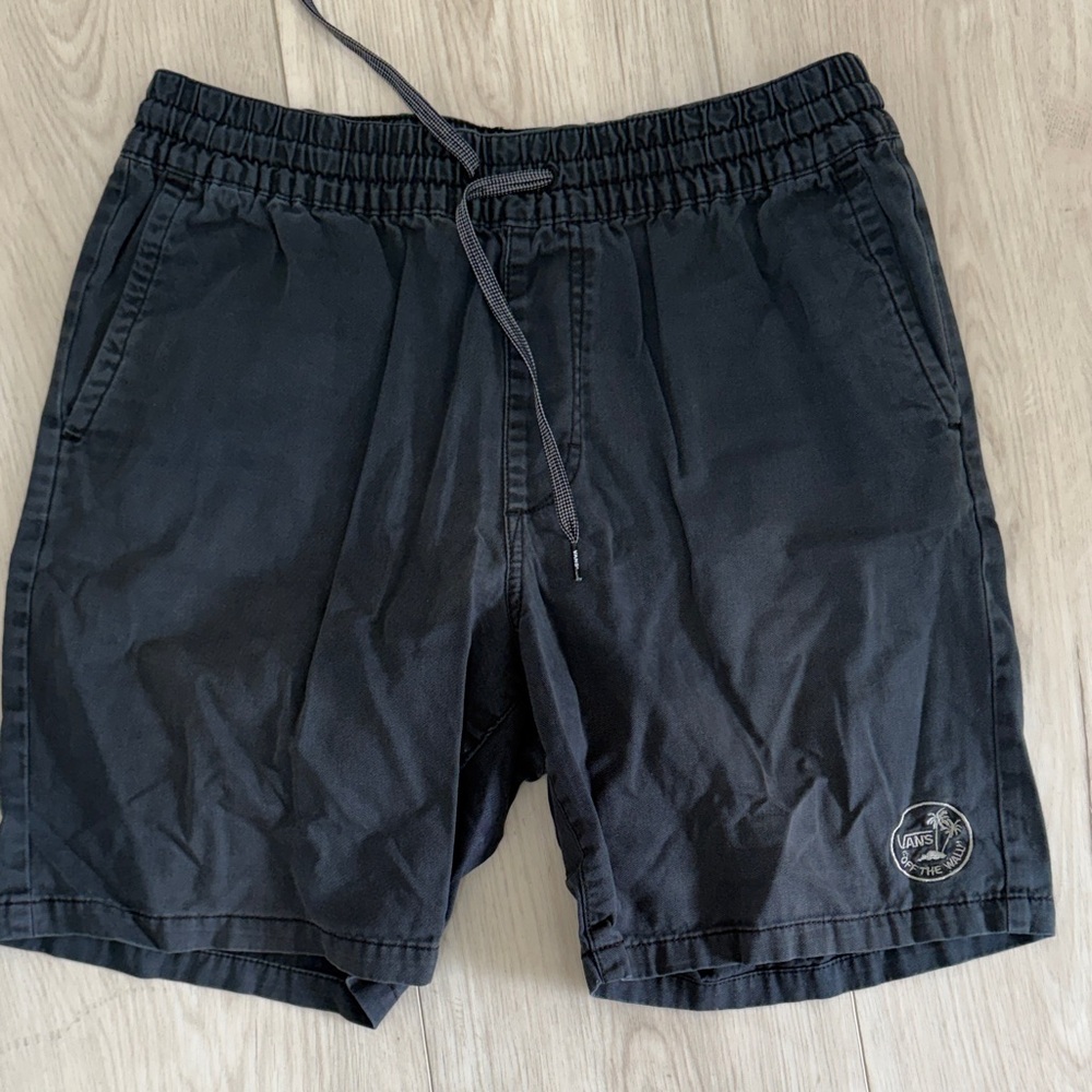 Vans Black Elastic Waist Shorts